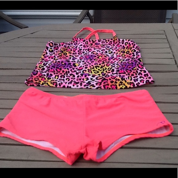 Girls 2 PC swimsuit size 14-16 - Picture 1 of 5